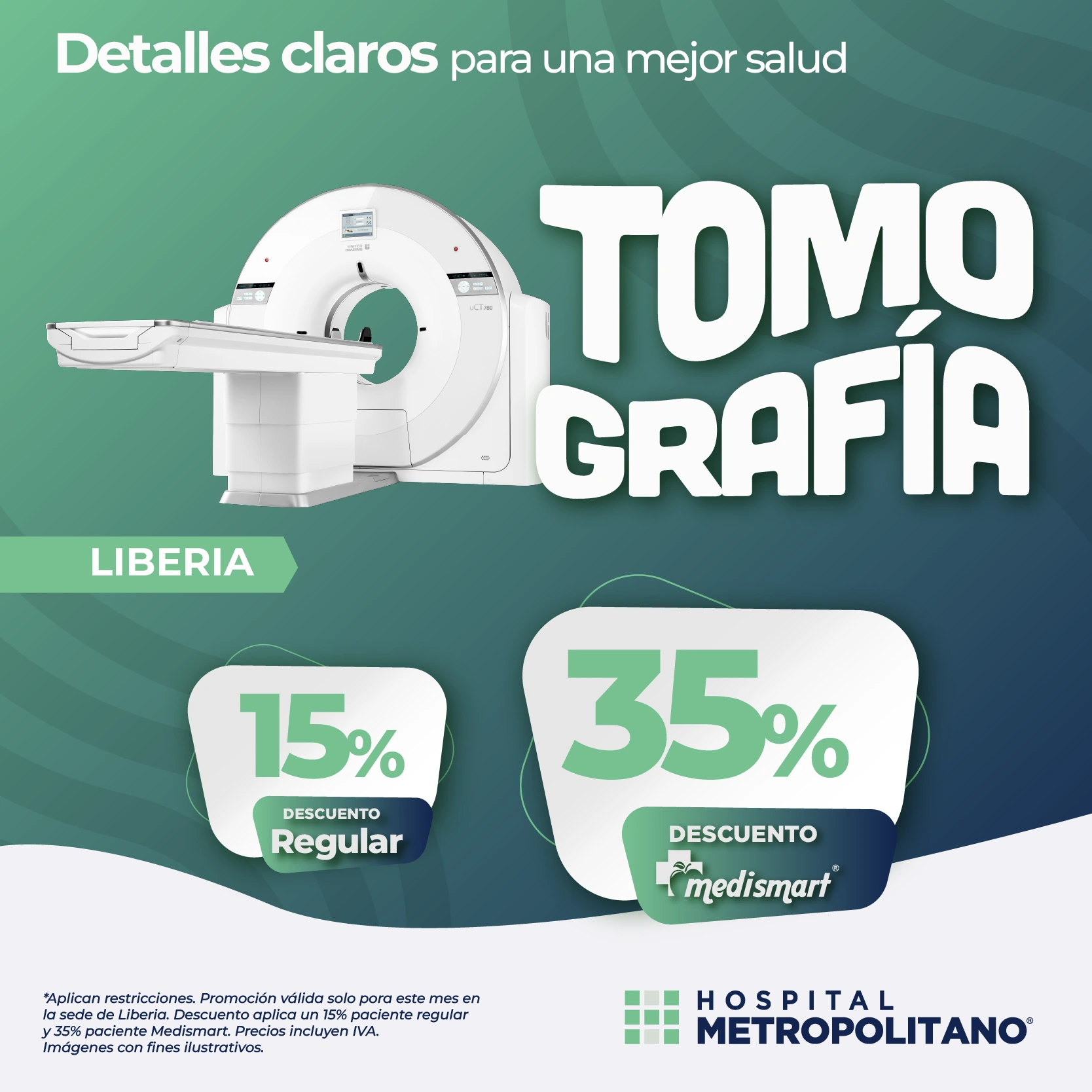 http://Su%20diagnóstico%20preciso%20con%20imágenes%20de%20calidad.%20Descuento%20de%2015%%20(35%%20a%20través%20de%20MediSmart)%20en%20Tomografía%20en%20las%20sede%20Liberia.