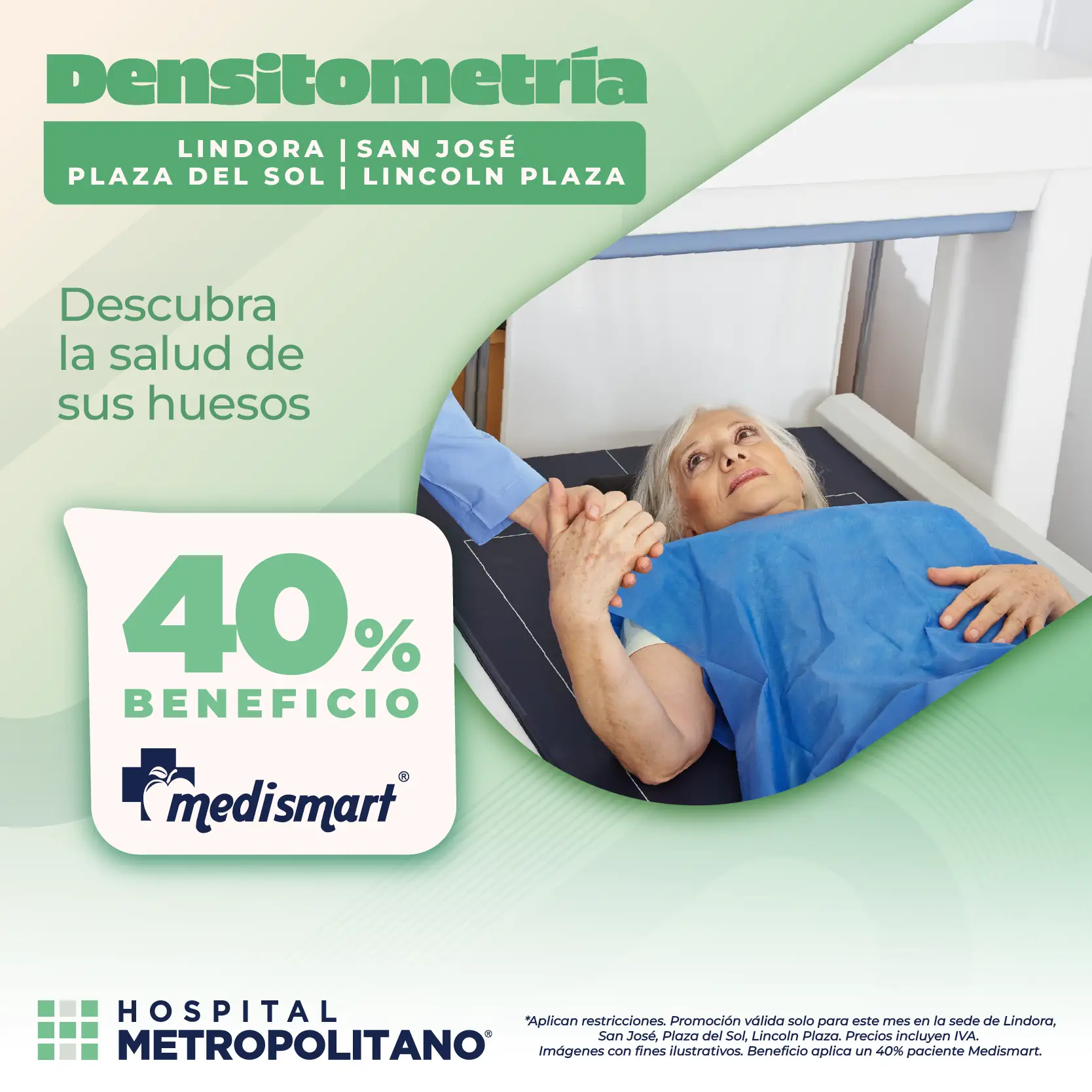 http://Descubra%20la%20salud%20de%20sus%20huesos.%20Descuento%20de%2040%%20a%20través%20de%20MediSmart%20en%20Densitometría%20en%20las%20sedes%20de%20Lindora,%20San%20José,%20Plaza%20del%20Sol%20y%20Lincoln%20Plaza.