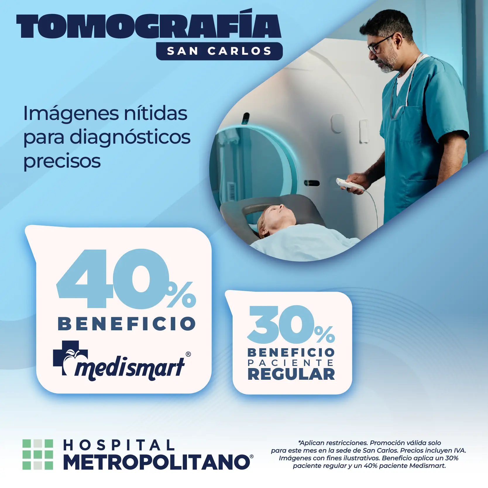 http://Detalles%20claros%20para%20una%20mejor%20salud.%20Descuento%20de%20hasta%2030%%20(40%%20a%20través%20de%20MediSmart)%20en%20Tomografía%20en%20la%20sede%20de%20San%20Carlos.